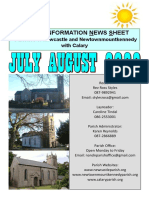 July/August 2022 News - Parish of Newcastle & Newtownmountkennedy With Calary, Co. Wicklow, Ireland