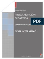 Programación Didáctica Alemán Intermedio