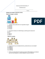 Examen Parcial de Matematicas 5