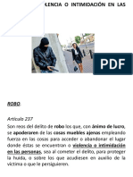 Robo con violencia o intimidación pdf 