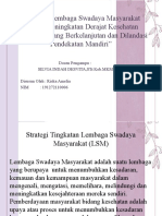 Peranan Lembaga Swadaya Masyarakat Menuju Peningkatan Derajat