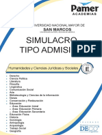 Simulacro Tipo Admision - Area e