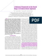 Trustworthiness Inference Framework in The Social Internet of Things A Context-Aware Approach