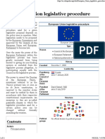 European Union Legislative Procedure