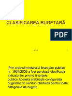 CLASIFICAREA BUGETARa