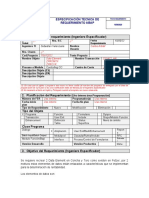 Especificación Funcional Requerimientos Data Element