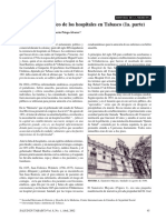 El Devenir Histórico de Los Hospitales en Tabasco (1a. Parte)