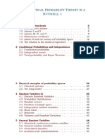 Mathematical Probability Theory in a Nutshell