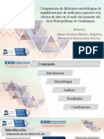 Presentacion-XXIII - Comparación de Metodologías de Amplificaciones de Onda - V2