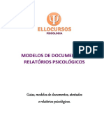 Modelos de Documentos e Relatórios Psicológicos