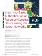 Breathing-Based Authentication On Resource-Constrained Iot Devices Using Recurrent Neural Networks