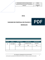 Procedimiento Vaciado de Placas Modulos