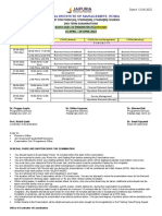 JIM Noida PGDM Exam Date Sheet April 2022