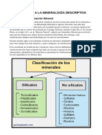 Introducción A La Mineralogía