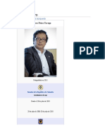 Gustavo Petro, economista y político elegido presidente de Colombia