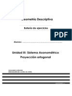 Sistema axonométrico en Geometría Descriptiva