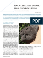 El Jaguar Mexica en La Calle Emiliano Zapata en La Ciudad de México-López Lujan Alejandro