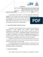 Nota Tecnica No 01.2022 Tempo Forativo e Tempo Juvenil PORT. 44.2022 e 150.2022