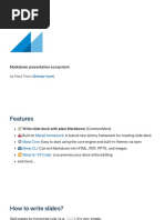 Markdown Presentation Ecosystem: @marp-Team