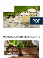 Corso Per Operatore Tecnico Olistico - Metodologia Dell'Insegnamento - Prof Vincenzo Sciurti