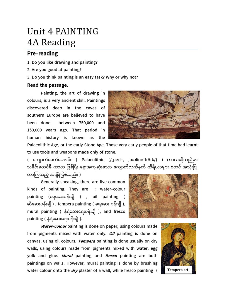 Unit 4 PAINTING | PDF | Paintings | Mural