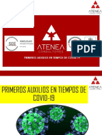 PRIMEROS AUXILIOS EN TIEMPOS DE COVID-19