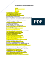 Refuerzo Analisis de Oraciones Compuestas Seleccionadas