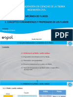 1. Conceptos fundamentales y propiedades de los fluidos 2022