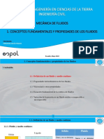 Conceptos Fundamentales y Propiedades de Los Fluidos 2022