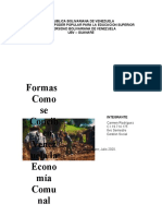 Mapas Mentales Sobre Las Distintas Formas Como Se Concibe en Venezuela La Economía Comunal Desde Los Bienes Públicos y El Usos Común de La Comunidad