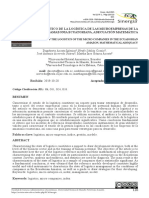 Diagnosis of The Logistics of The Micro Companies in The Ecuadorian Amazon, Mathematical Adequacy