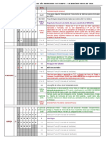 Calendário Escolar 2022 Faculdade de Direito SP