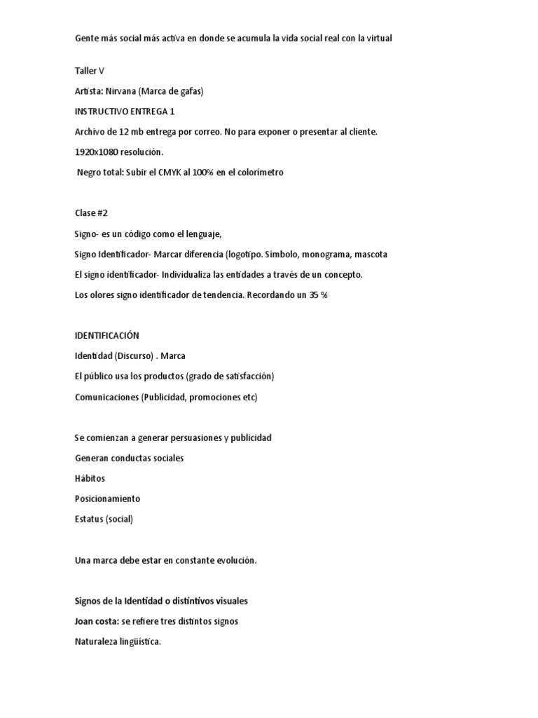 Taller V Pdf Los Símbolos Logos