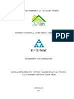 Modelagem matemática e recursos computacionais na teoria de grafos