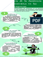 Infografia y Texto Sobre La Importancia de La Asistencia Administrativa en Las Empresas