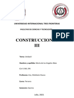 Universidad Internacional Tres Fronteras: Cómputo métrico y presupuesto