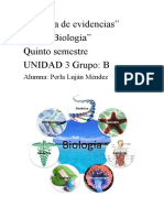 "Carpeta de Evidencias" "Biología" Quinto Semestre UNIDAD 3 Grupo: B