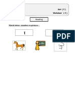 G.1 U.2 - Match letters - numbers to pictures Ex. 2