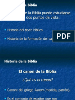 Historia de La Biblia