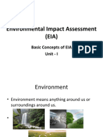 Unit - I - Basic Concepts of EIA