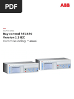 Manual de Comissionamento REC650 Iec