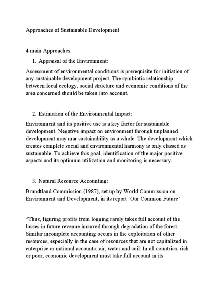 Sustainable Development - 00 | PDF | Sustainability | Resource