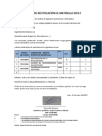 FORMATO DE SOLICITUD DE RECTIFICACIÓN DE MATRÍCULA 2022-I F