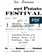 1937 Dresden Sweet Potato Festival