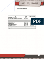 Especificaciones Tecnicas Del Freno Delantero.