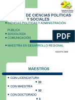 Facultad de Ciencias Politicas y Sociales