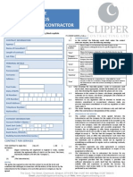 Application To Be Registered As A Cis Independent Subcontractor
