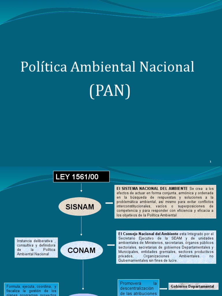 Politica Ambiental Nacional | PDF | Sustentabilidad | Desarrollo sostenible