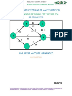 Las Tecnicas Pert y CPM Del Mantenimiento