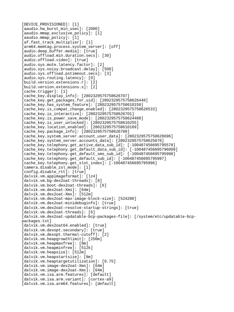 Android System Configuration Overview | PDF | Computing | Computer ...
